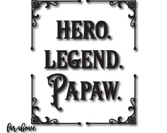 Papaw svg | Etsy