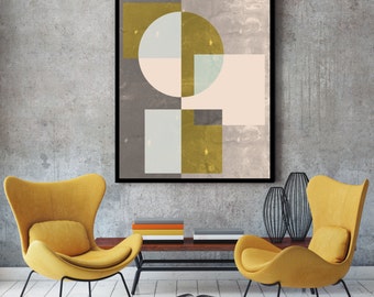 Mid century wall art, print, geometric art, abstract art, mid century art, wall art, modern art, contemporary art, giclee prints