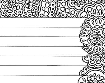 Free Color Lined Coloring 6