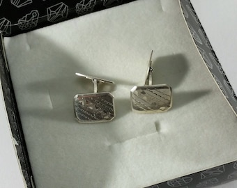 Cufflinks silver 835 Cufflink noble MS131