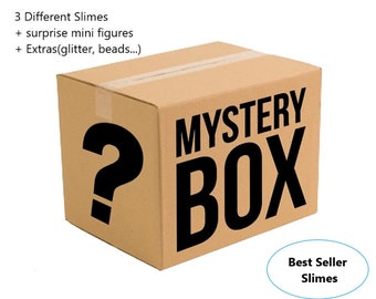 Cheap mystery slime box pack of 3 different slimes