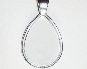 3 18x25mm Teardrop pendants