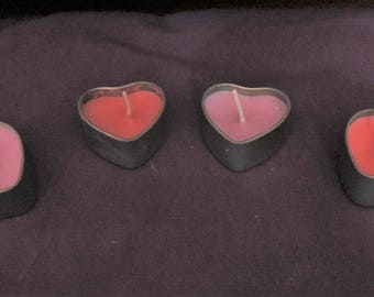 Heart-in-a-tin Candle. REDUCED PRICE!