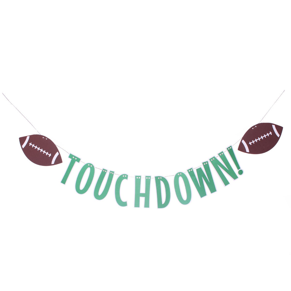 Superbowl Party Banner Football Banner Touchdown Banner