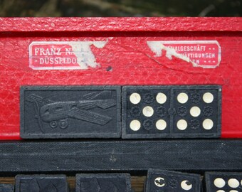 Vintage Domino game airplanes 1930th