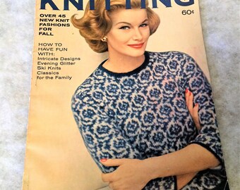 Vintage Fall Winter 1962 Vogue Knitting Book