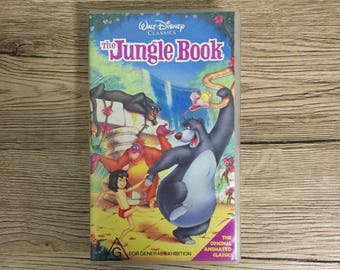 The Jungle Book Walt Disney Classics Children's Film Animation VHS Cassette