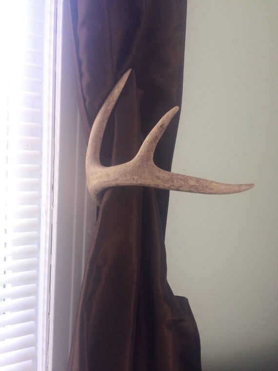 Antler Curtain Tie Backs Set Size Large