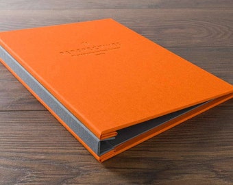 A4 Screw Post Portfolio Book, Custom Variations in Colours & Personalisation. Ideal for Designers, Photographers, Artists