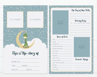 Twinkle Twinkle Little Star Baby's First Year Memory "Book"