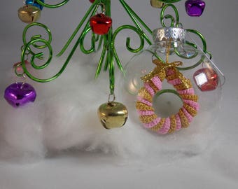 Crochet Christmas Wreath Ornament