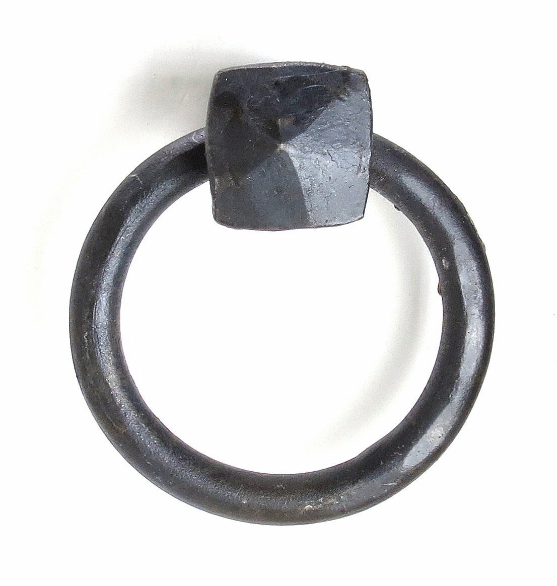 HAND Ring Pull Knob Wrought Iron Country Kitchen