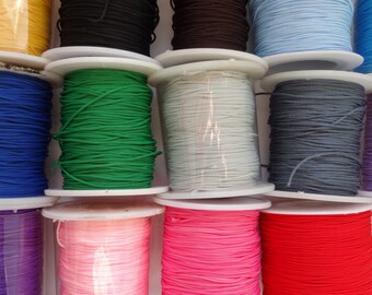 Fine Quality Literally 1mm thick SHAMBALLA Nylon Cord for Macrame Jewellery. Tight Braided No loose ends High Quality Nylon thread Product