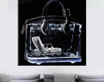 Oliver Gal 20x20 X-Ray Couture Unframed Canvas Print