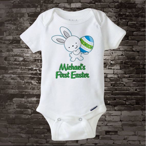 It's My First Easter Shirt Personalized Baby's 1st