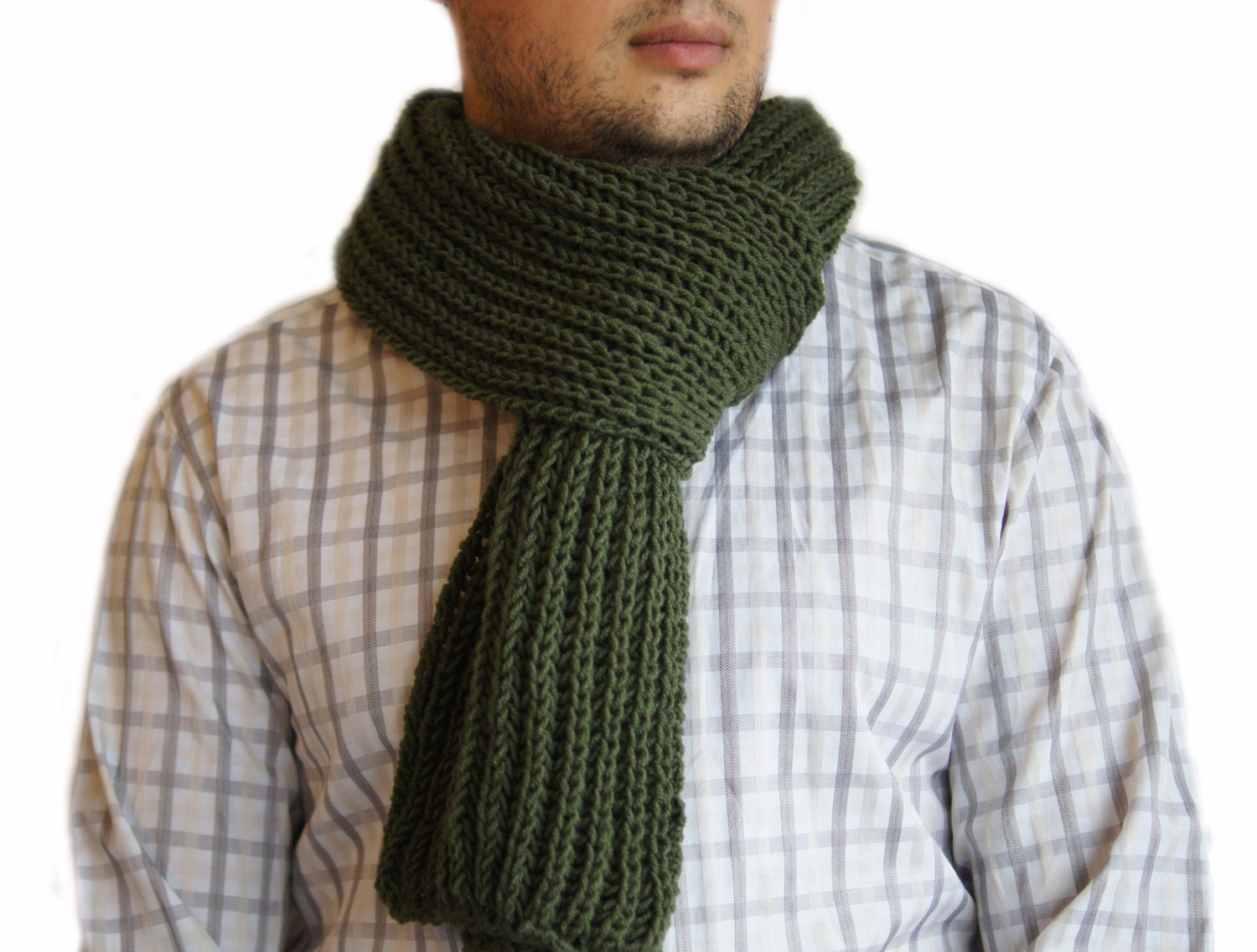 связанные мужские шарфы фото