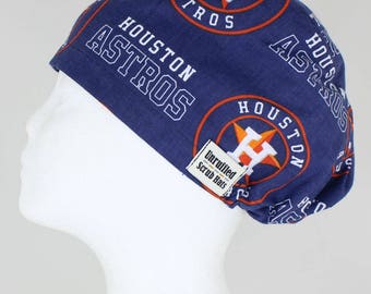 Surgical Scrub U Hat for Women - Houston Astros