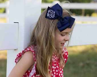 Medium Monogram Classic Bow - monogrammed bow
