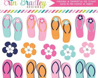 Flip flops clipart | Etsy