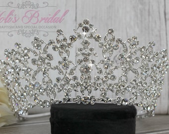 FAST Shipping!!! Swarovski Tiara, CristalTiara ,Wedding Tiara ,Crown , Princess Tiara, Quinceanera, Cristal Headpiece