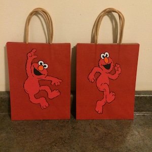 Large Sesame Street Favor Bags ***please read description on how to order
