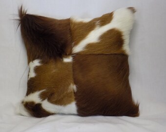 Hair on Patchwork Pillow