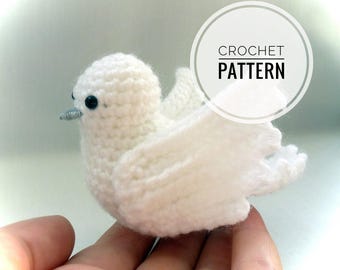 Crochet Amigurumi Dove Bird Pattern