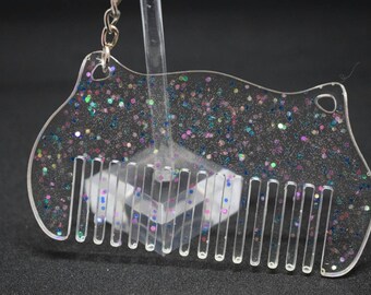 Keychain bluekitty Comb