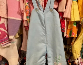 70s Baby Overalls 9/12 Months