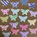 55 - 1.5 inch Butterfly Die Cuts for Paper Crafts Assorted Prints Set 34