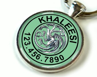 Pet tags Game of thrones targaryen Khaleesi