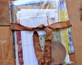 Junk Journal Paper Pack | Art Journal Kit | Scrapbook Pages | Junk Journal Pages | Journal kit | Vintage - Free Shipping!!