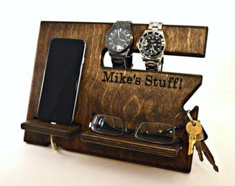 Charging Station, Docking Station, Iphone Docking, Dock Station, Wood Docking Station, Docking Station Men, Iphone Station