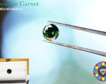 1.23 Natural True Forest Green Tsavorite Garnet