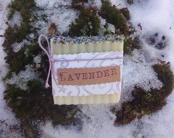 Lavender Handcrafted Soap - All Natural Soap, Handmade Soap, Vegan Soap, Cold Process Soap