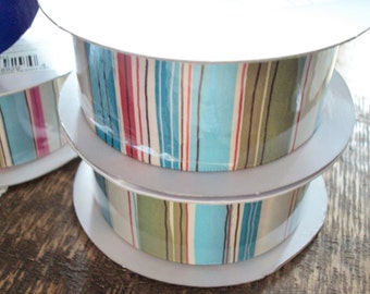 4 Complete Rolls of Wrights "SUNSET" Ribbon 40 Total Yards by 1.5" Wide Satin Beautiful Colors
