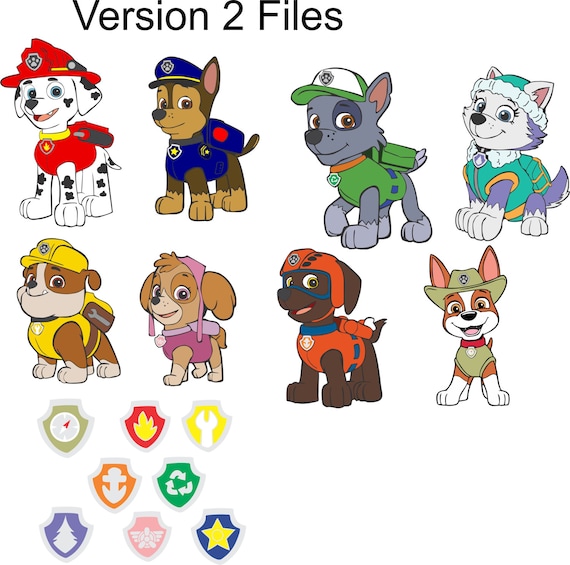 Paw Patrol SVG images for Cricut Explorer