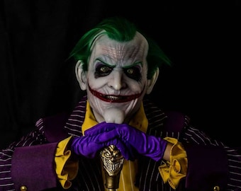 Joker Mask variation of the Madman silicone mask by Slabworx. Made per order only 8-10 week turn around