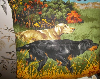 "Setter" dog design cushion