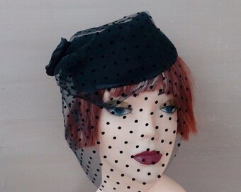 fascinator only black