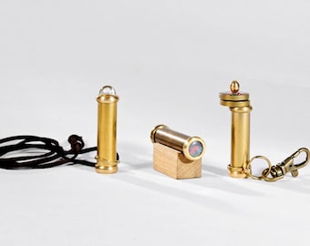 Mini Teleidoscope, Traditional toys, Kaleidoscope Gift, Christmas gift, Gift ideas, Gold Teleidoscope