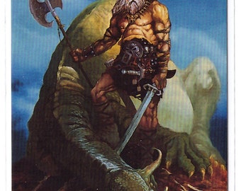 1994 Mike Ploog Collector Card Dragon Slayer