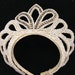 Vintage Beaded Wedding Crown with Rhinestones