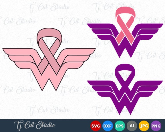 Download Wonder Woman Wonder Woman Breast Cancer Ribbon Wonder Woman