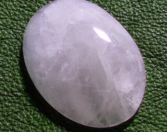 Rose Quartz Cabochon - Handmade Pink Oval by JewelryArtistry - GC411