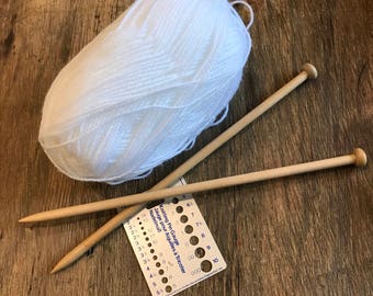 9mm Wooden Knitting Needle