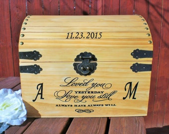 Wedding Card Box, Rustic Card Box, Wedding Card Box, Shabby Chic, Treasure Box/Keepsake Box, Personalized Card Box.