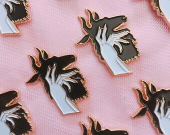 NEW! Shadow Puppet Soft Enamel Pin
