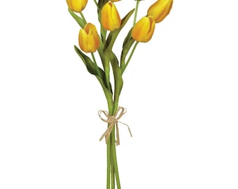Yellow Tulip Stem 15.5"