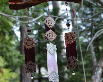 Stained Glass Suncatcher (Purple)